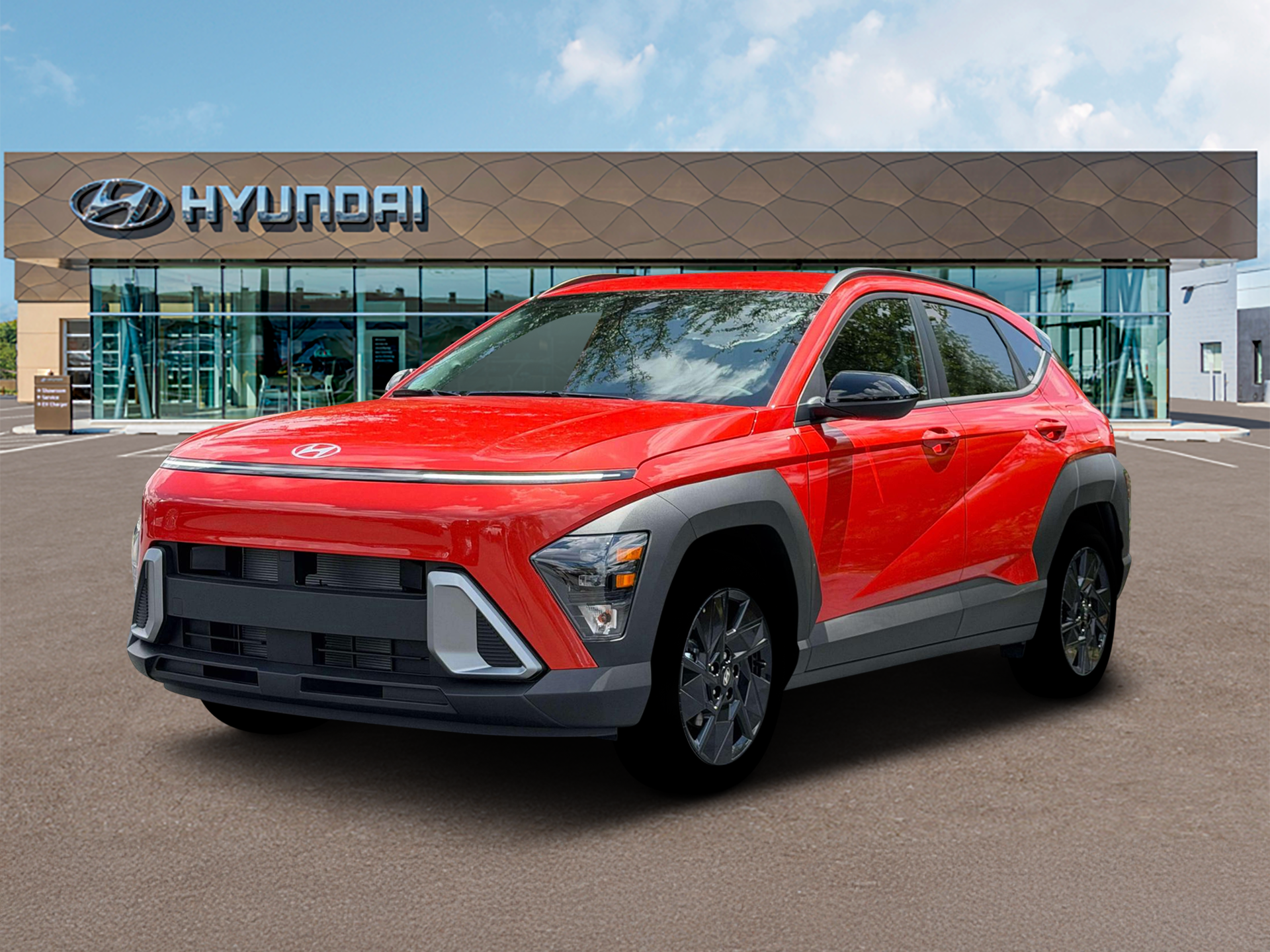 New 2026 Soultronic Orange Pearl Hyundai SEL Sport AWD image 1