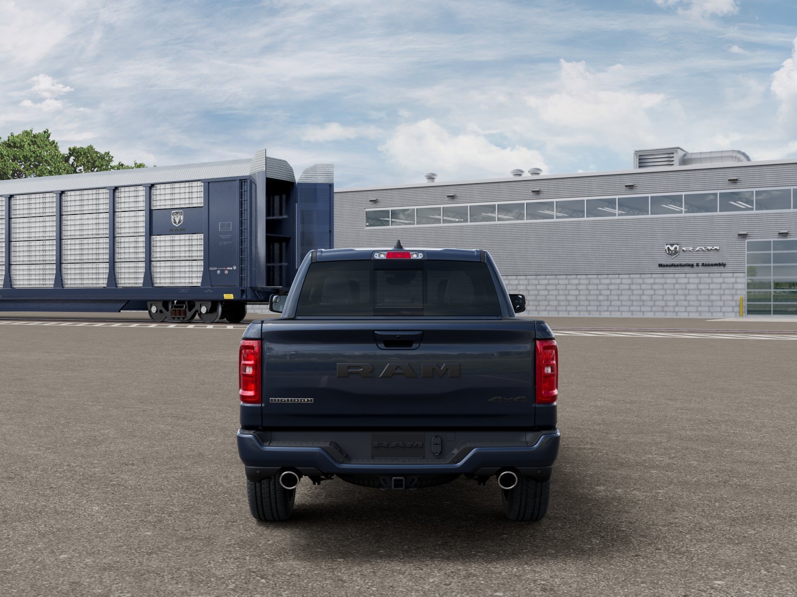 New 2026 Forged Blue Metallic Exterior Paint RAM Big Horn/Lone Star image 7