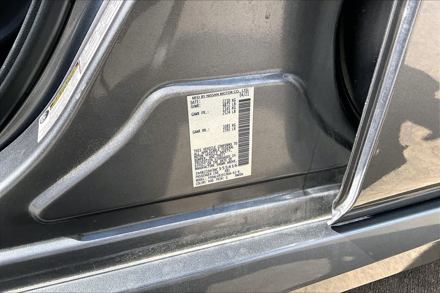 Used 2021 Gun Metallic Nissan SL PLUS image 33