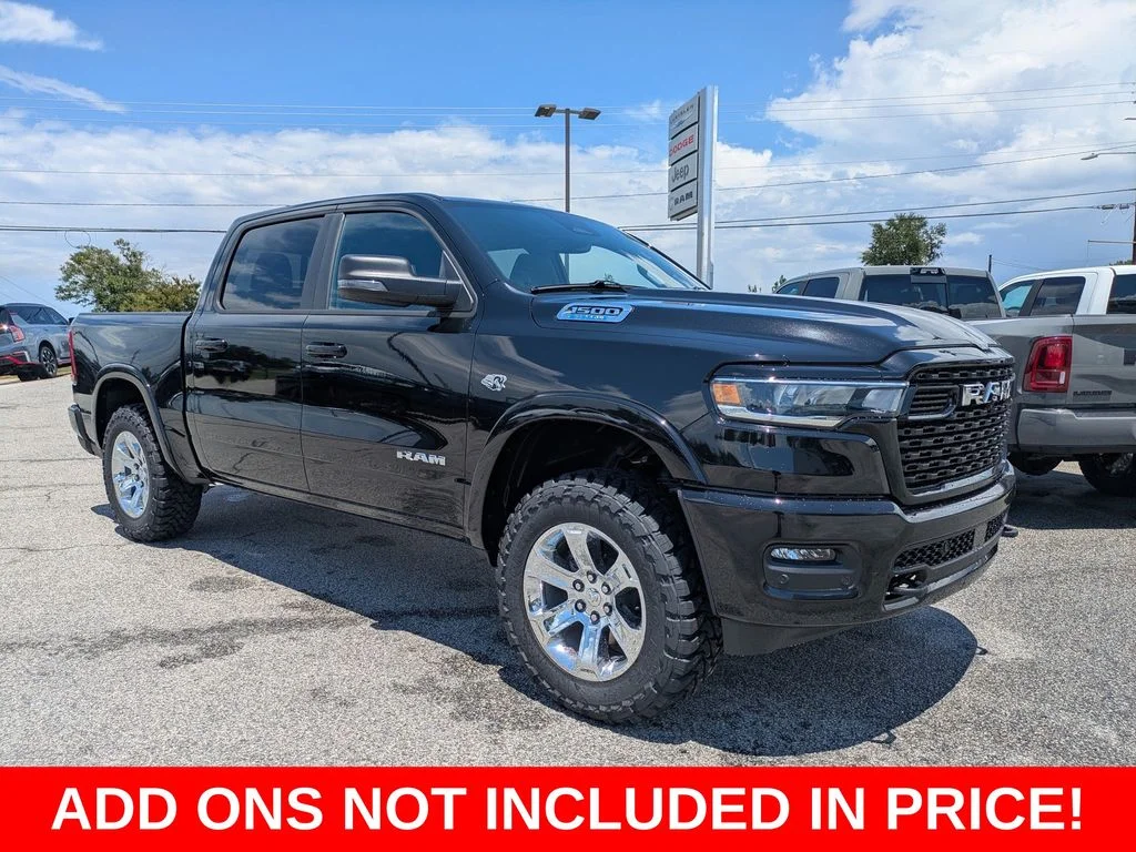 New 2026 Diamond Black Crystal Pearl-Coat Exterior Paint RAM Big Horn/Lone Star image 2