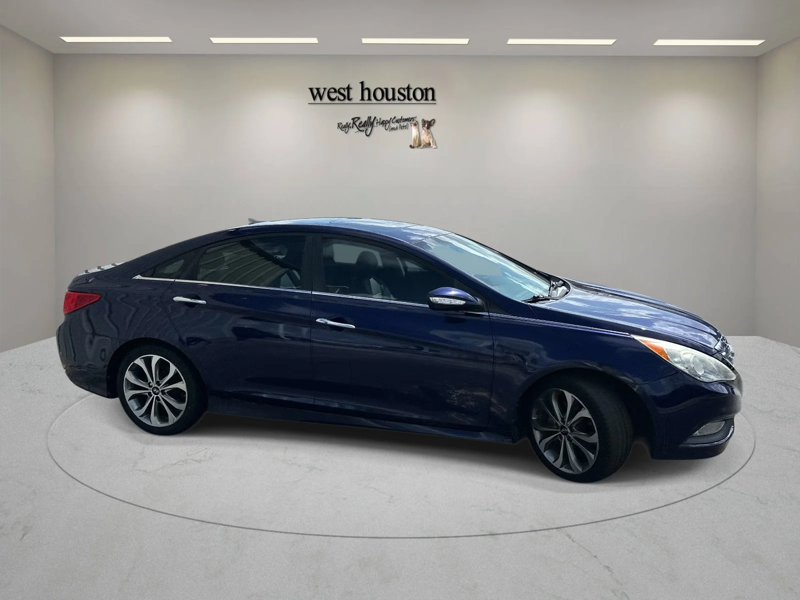 Used 2014 Indigo Blue Pearl Hyundai Limited image 4