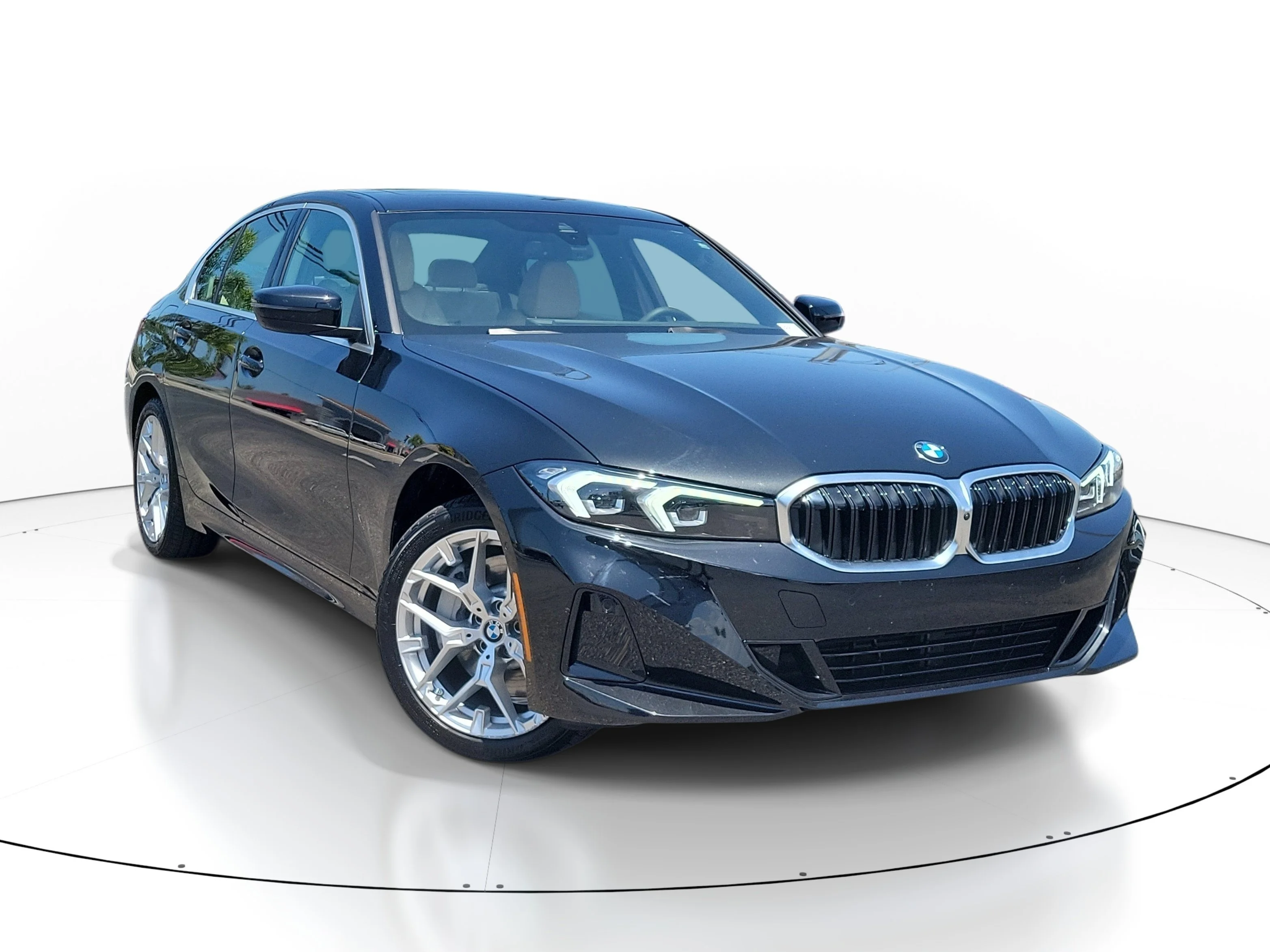 Used 2025 Black Sapphire Metallic BMW 330i image 1