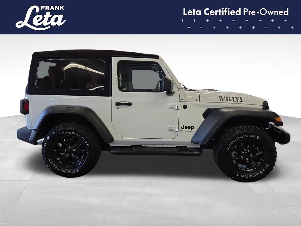 Used 2023 Bright White Clearcoat Jeep  image 8