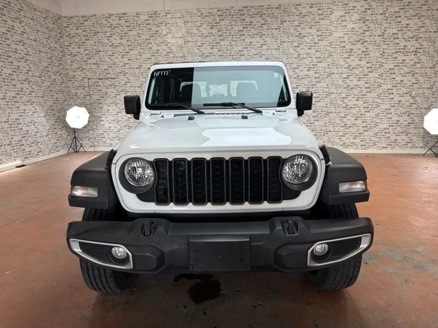 Used 2024 Bright White Clearcoat Jeep Sport image 2