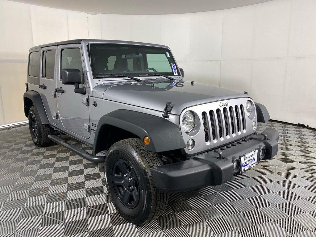 Used 2016 Billet Silver Metallic Clearco Jeep Unlimited Sport image 9