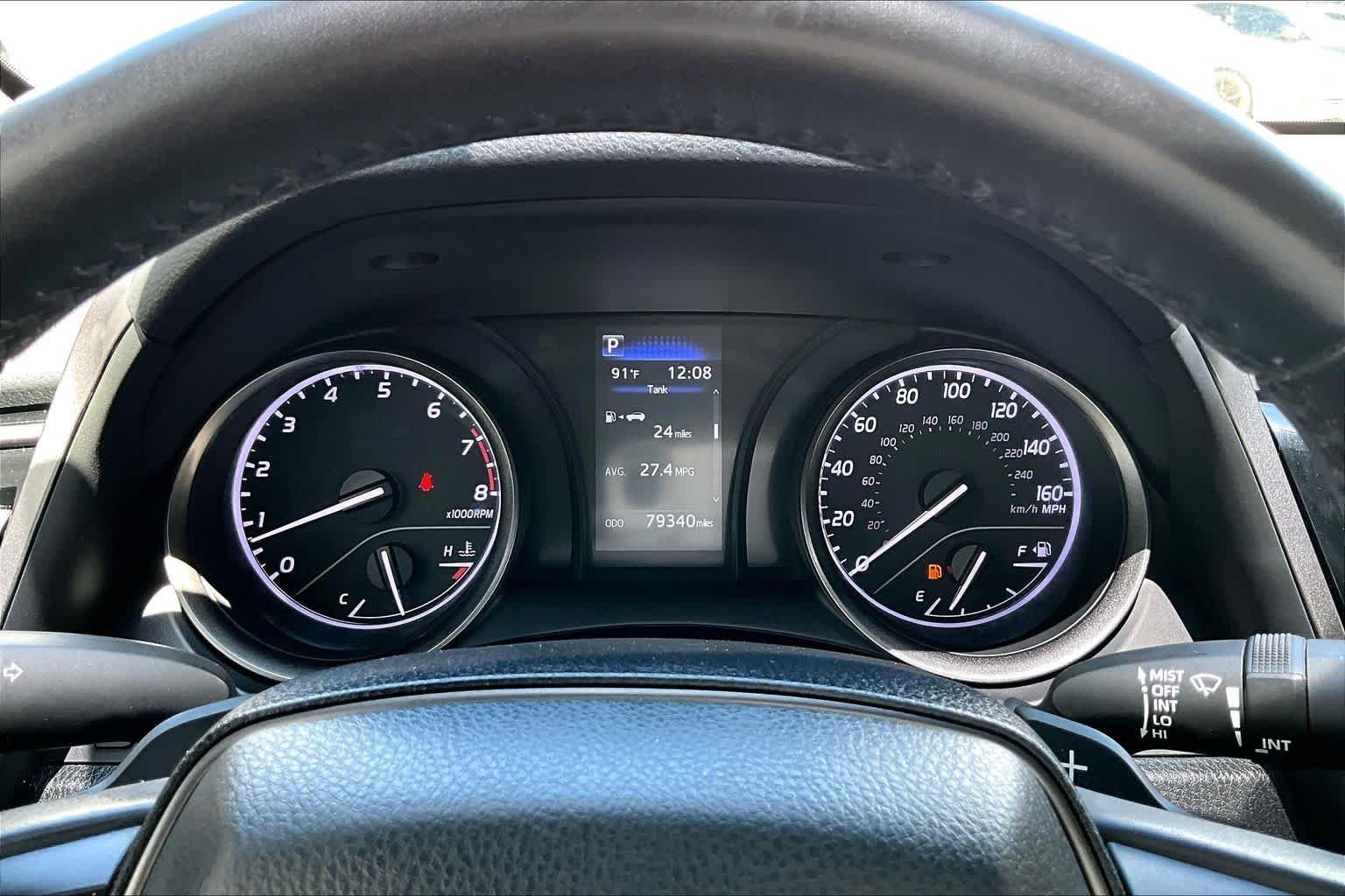 Used 2022 Midnight Black Metallic Toyota SE image 24