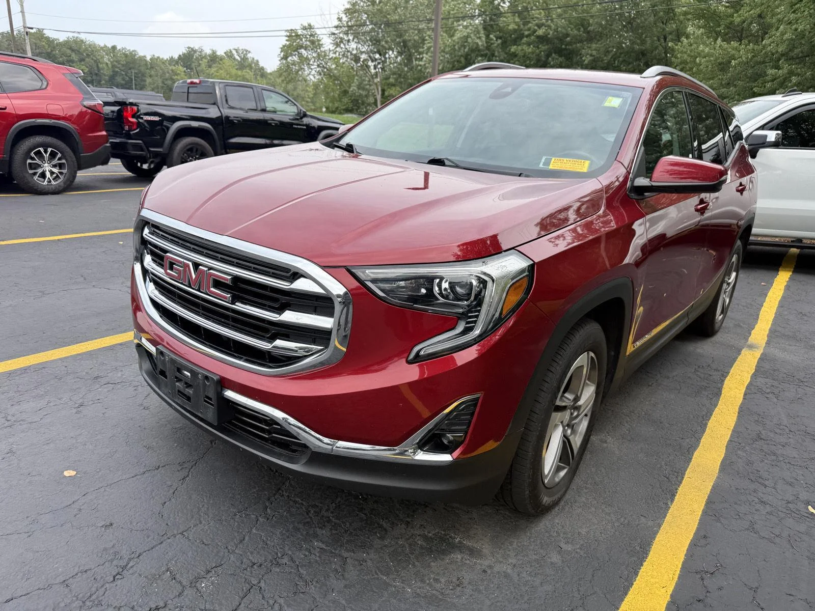 Used 2020 Red Quartz Tintcoat GMC SLT image 5