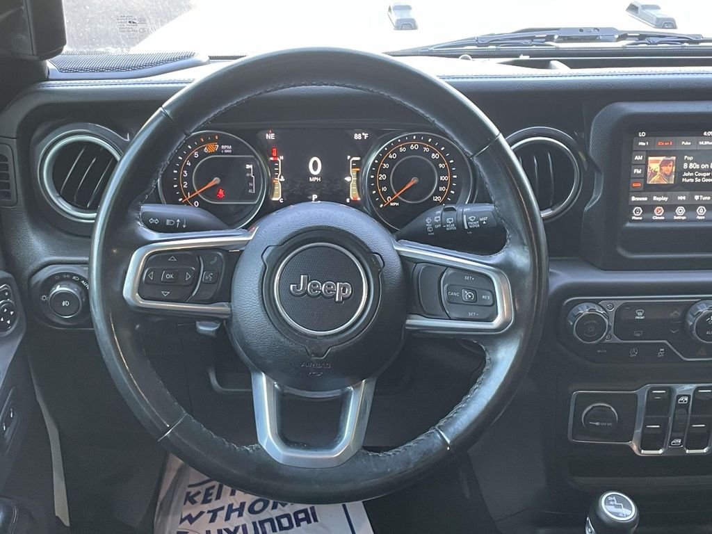 Used 2021 White Jeep Unlimited Sahara Altitude image 12