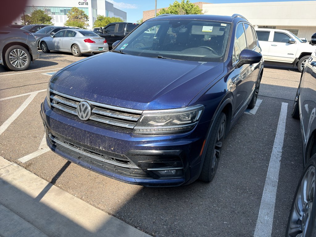 Used 2021 Atlantic Blue Metallic Volkswagen SEL Premium R-Line image 1