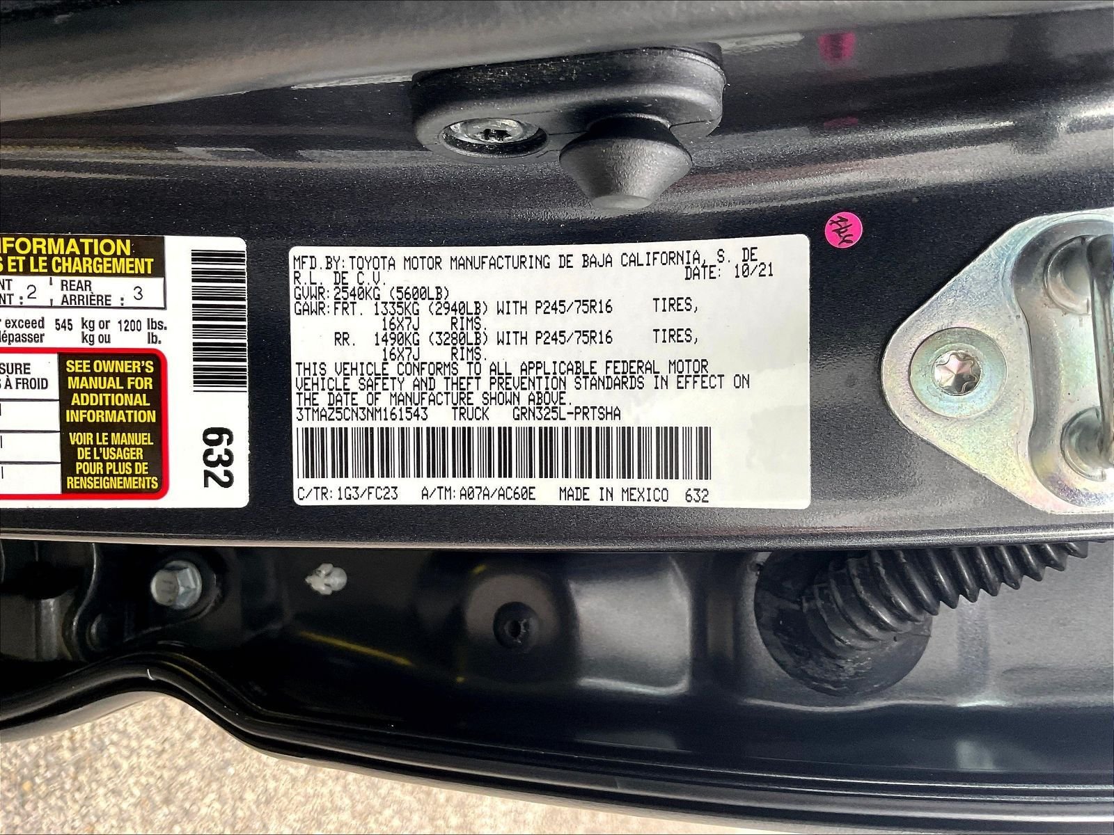 Used 2022 Gray Toyota SR5 image 22