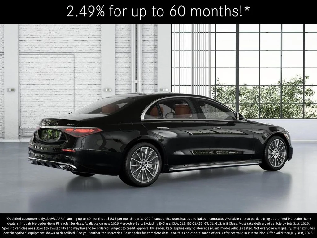 New 2026 Obsidian Black Metallic Mercedes-Benz S 580 image 20