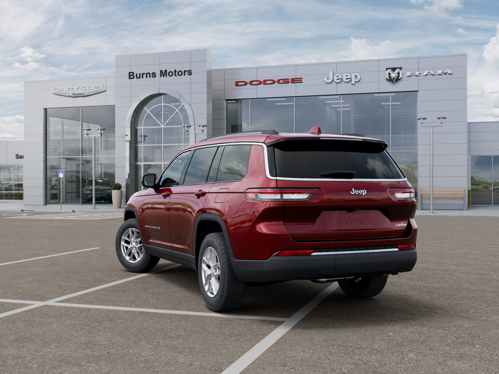New 2026 Velvet Red Pearl-Coat Exterior Paint Jeep Laredo X image 3
