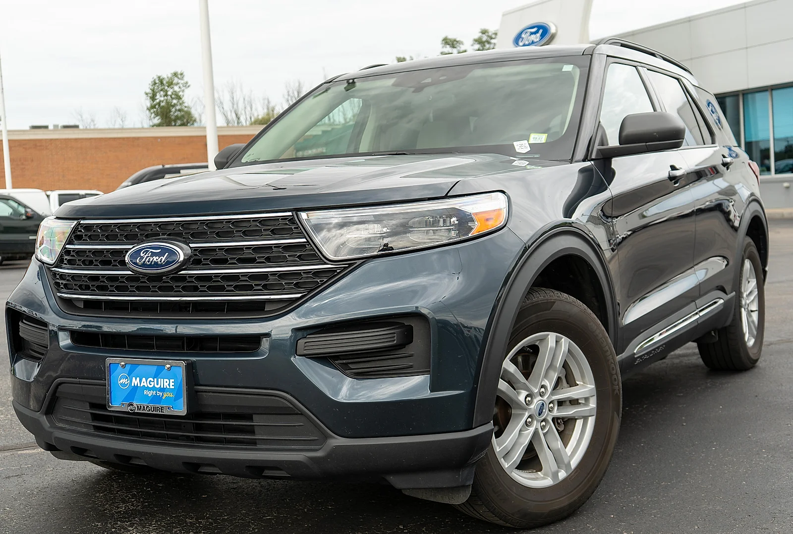 Used 2023 Stone Blue Metallic Ford XLT image 1