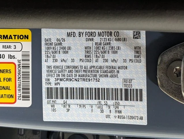 New 2026 Azure Gray Metallic Tri-Coat Ford Outer Banks® image 49