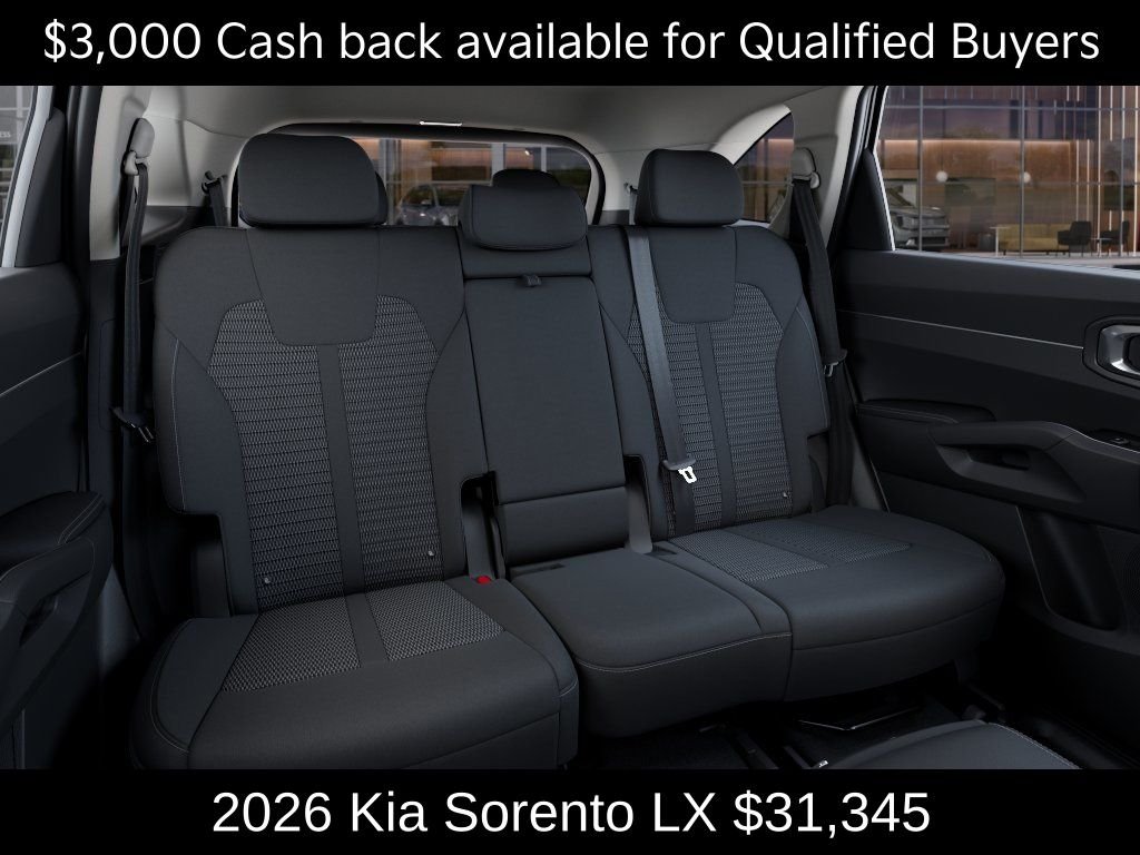 New 2026 Ebony Black Kia LX image 16