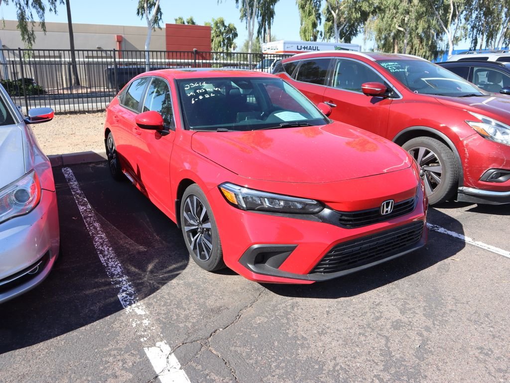 Certified Used 2023 Rallye Red Honda EX image 3