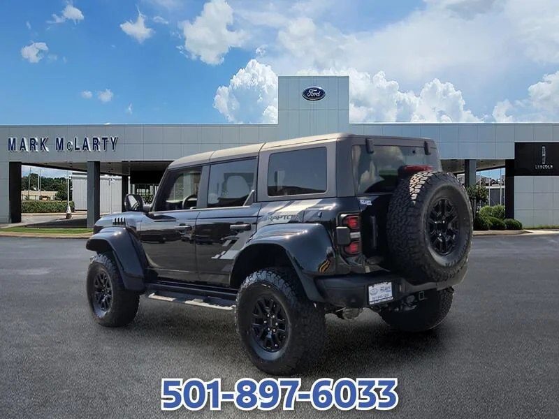 Used 2024 Shadow Black FORD RAPTOR 4 DOOR ADVANCED 4X4 image 3
