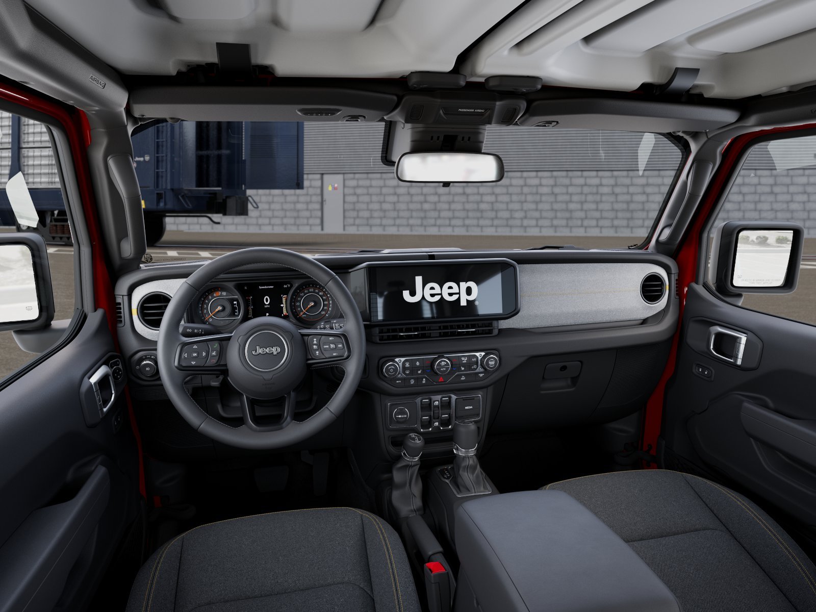 New 2026 Firecracker Red Clear-Coat Exterior Paint Jeep Sport S image 25