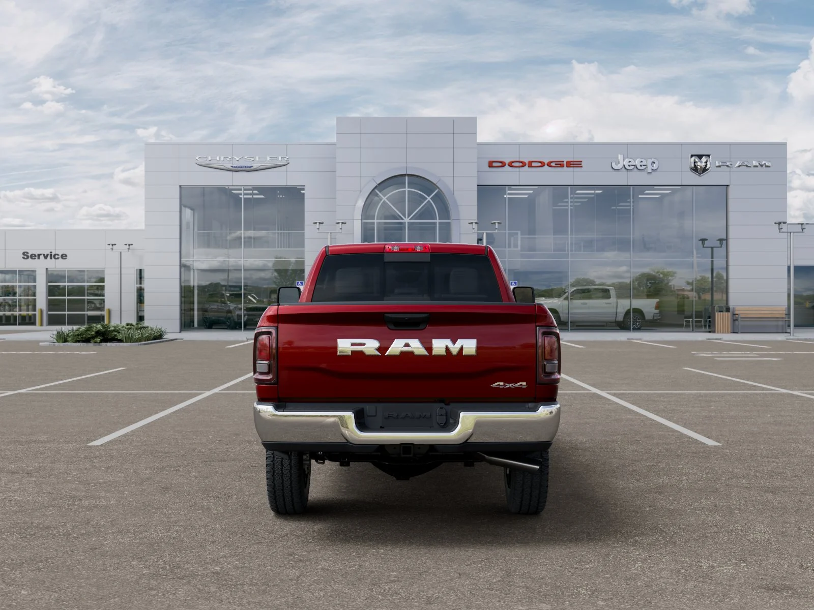 New 2026 Molten Red Pearl-Coat Exterior Paint RAM Tradesman image 37