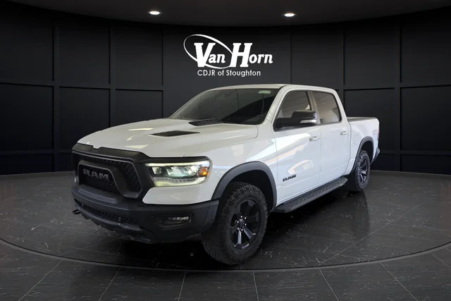 Used 2022 Bright White Clearcoat Ram Rebel image 3
