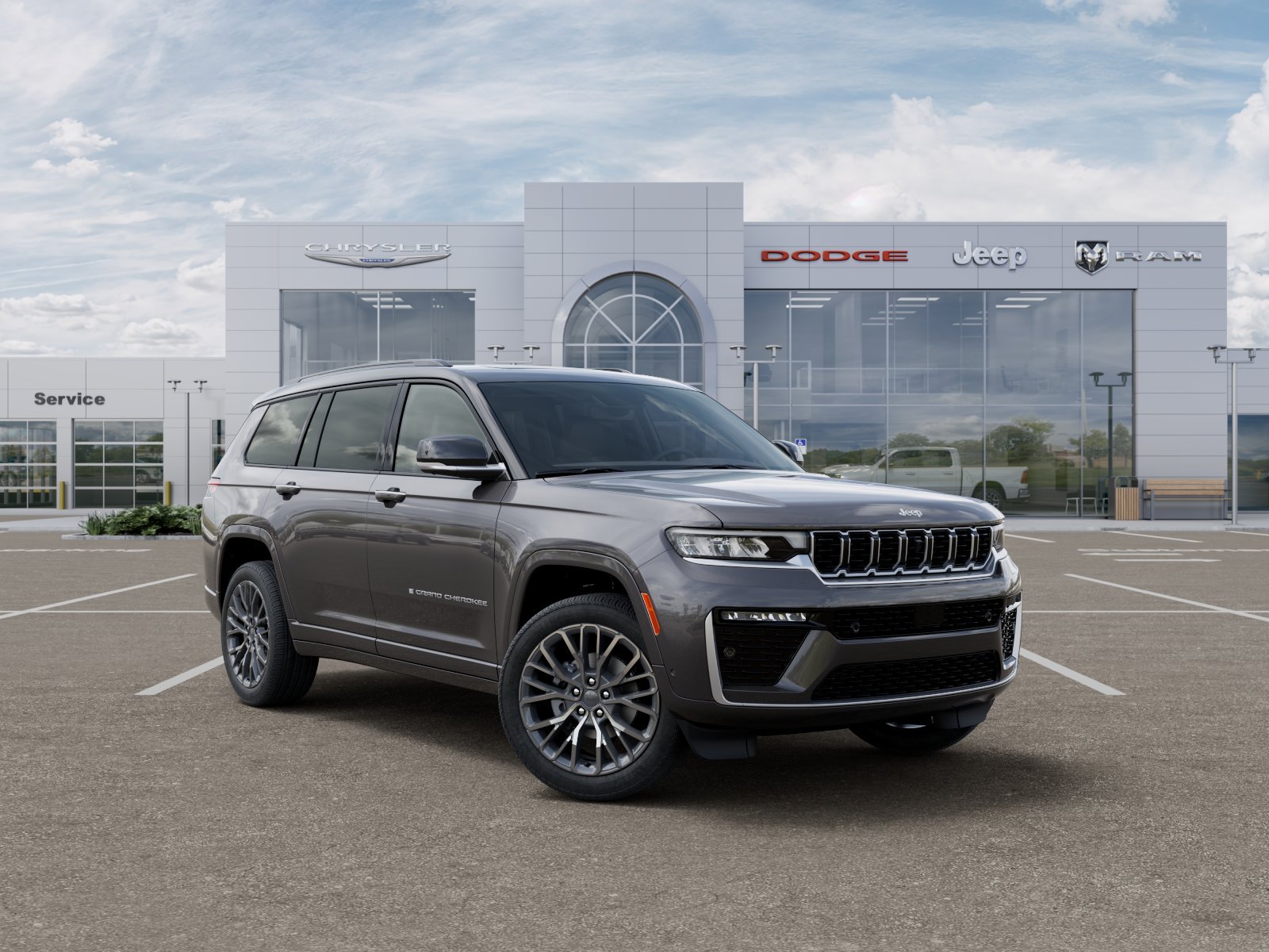 New 2026 Baltic Gray Metallic Clear-Coat Exterior Paint Jeep Summit image 23