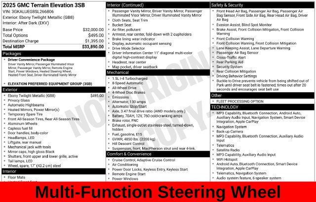 Used 2025 Black GMC Elevation image 15