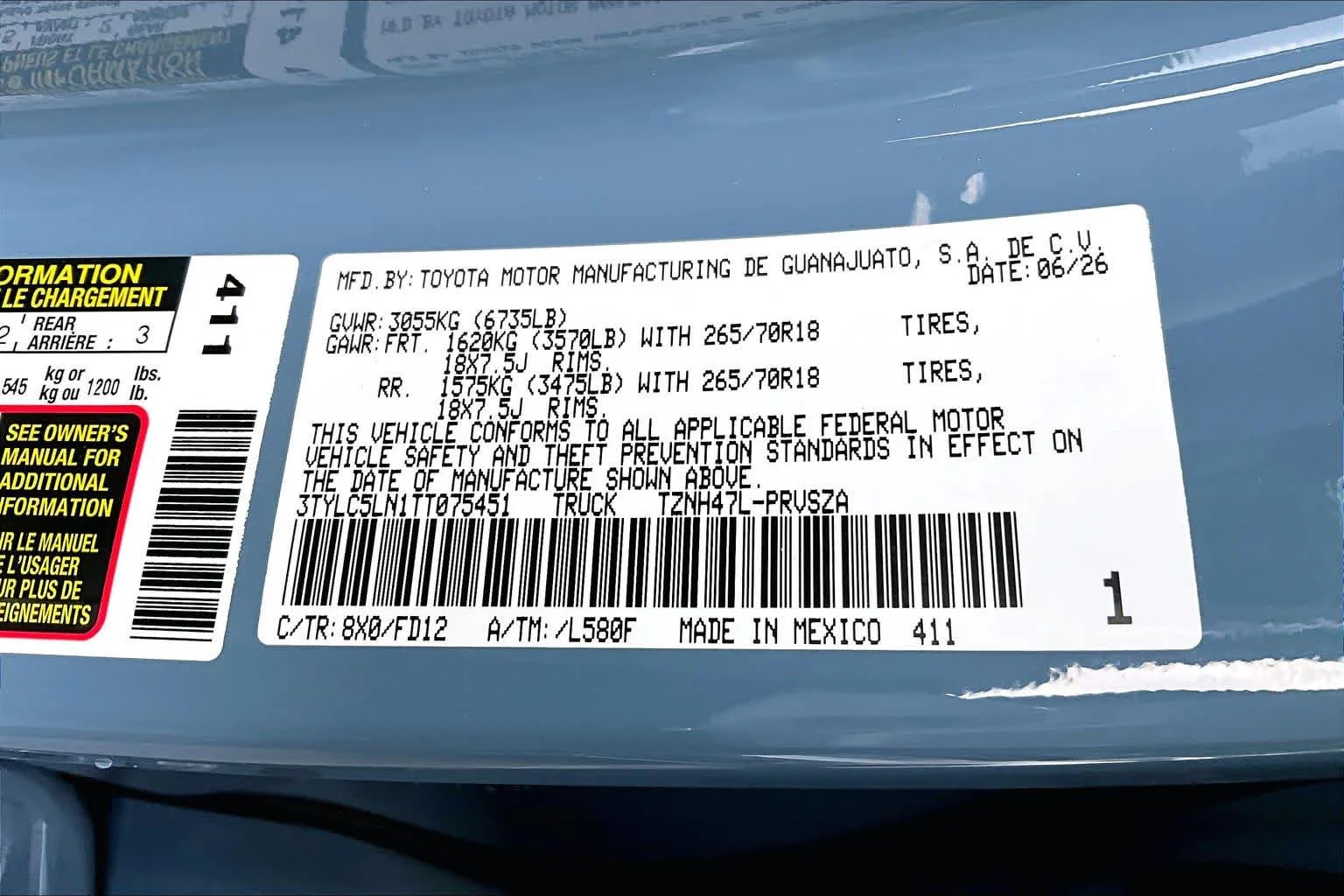 New 2026 Heritage Blue Toyota TRD Off-Road i-FORCE MAX image 18