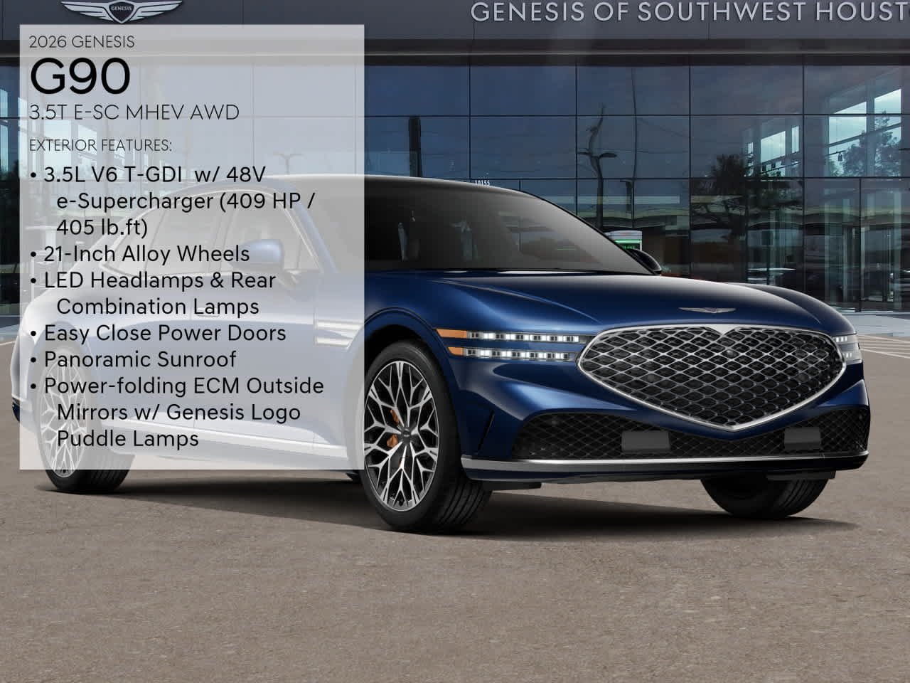 New 2026 Capri Blue Genesis 3.5T e-SC image 3