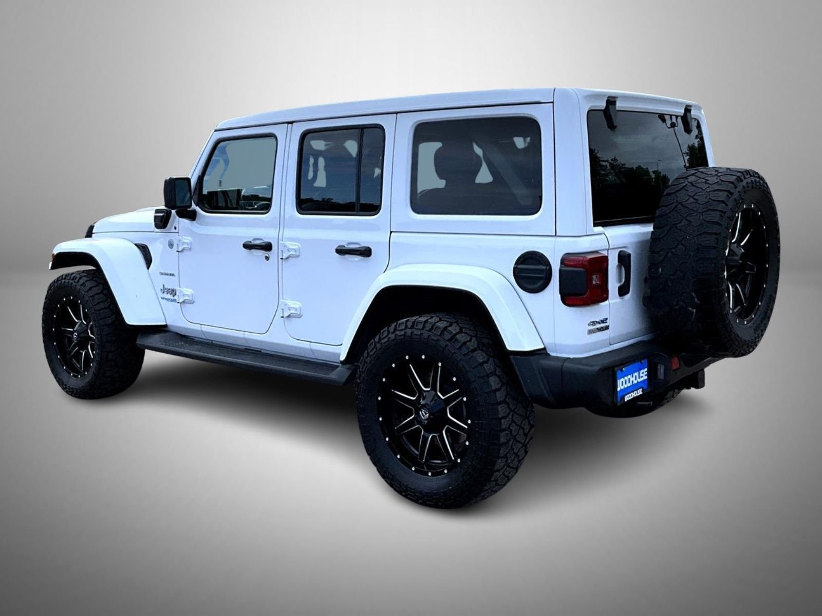 Used 2021 White Jeep Unlimited Sahara 4xe image 7