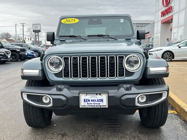 Used 2025 Jeep Wrangler 4xe Sahara 4XE with VIN 1C4RJXP62SW578933 for sale in Dixon, IL