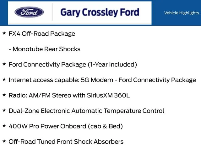 New 2026 Oxford White Ford XLT image 12