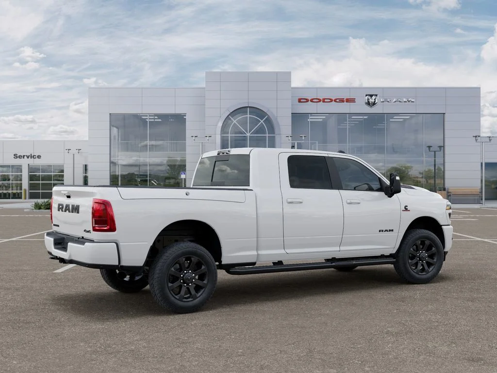 New 2026 Bright White Clear-Coat Exterior Paint RAM Laramie image 4
