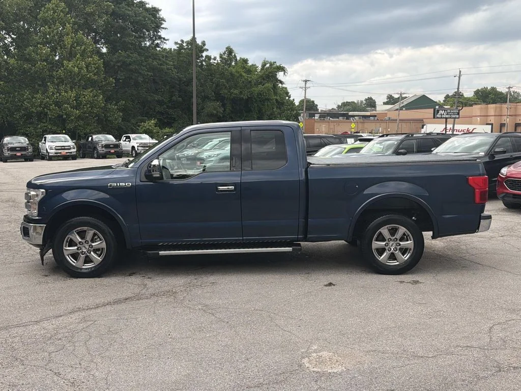 Used 2018 Blue Jeans Metallic Ford Lariat image 8