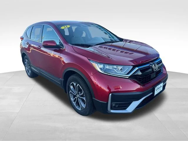 Used 2021 Red Honda AWD EX image 8