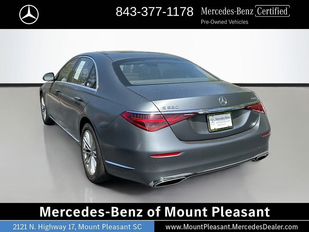 Certified Used 2022 MANUFAKTUR Selenite Gray Magno Mercedes-Benz S 580 image 7