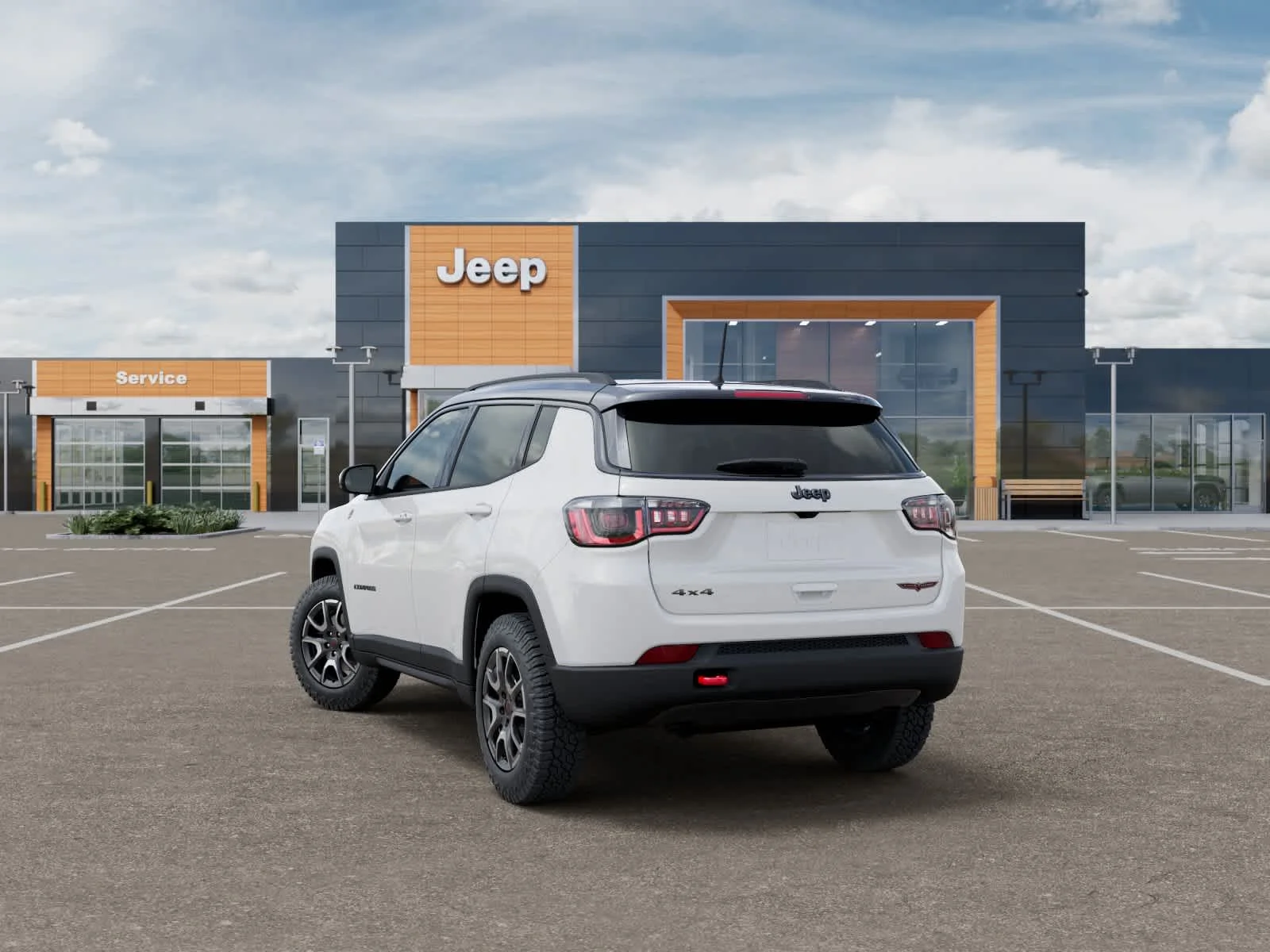 New 2026 Bright White Clearcoat Jeep Trailhawk image 3