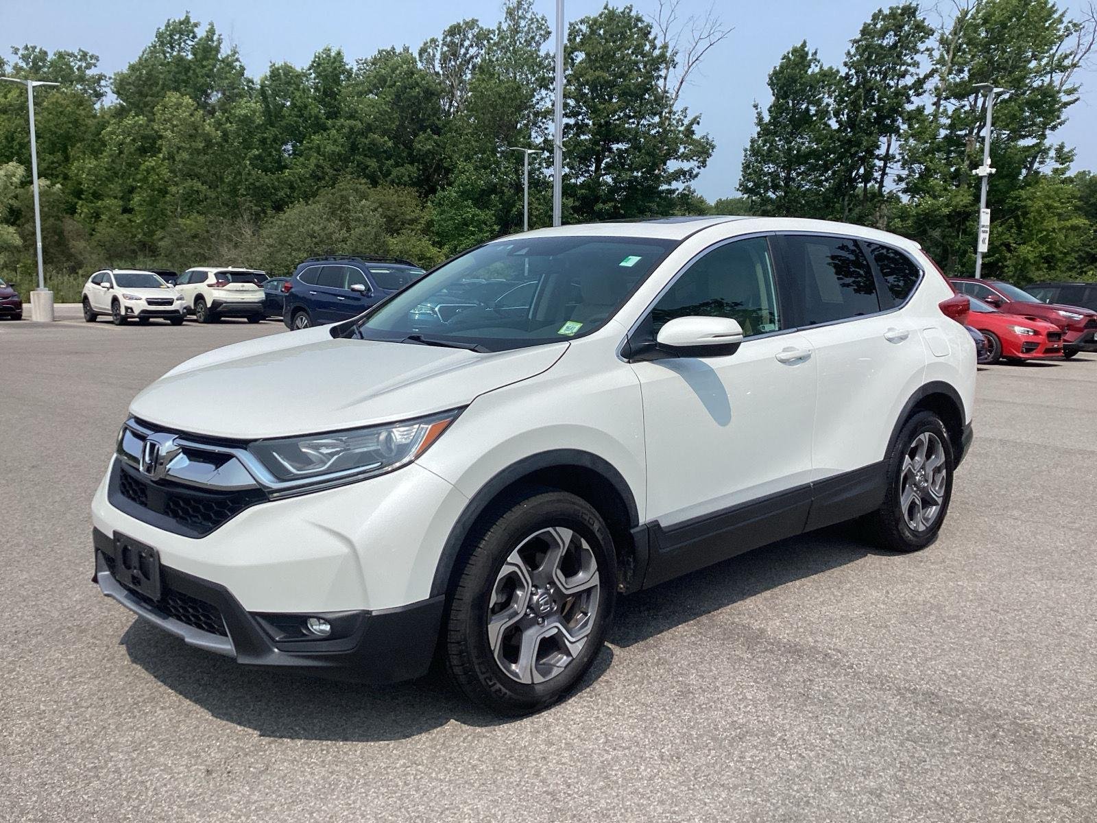 Used 2019 Platinum White Pearl Honda EX image 3