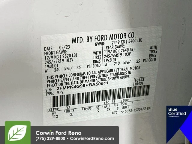 Certified Used 2023 Oxford White Ford SE image 36