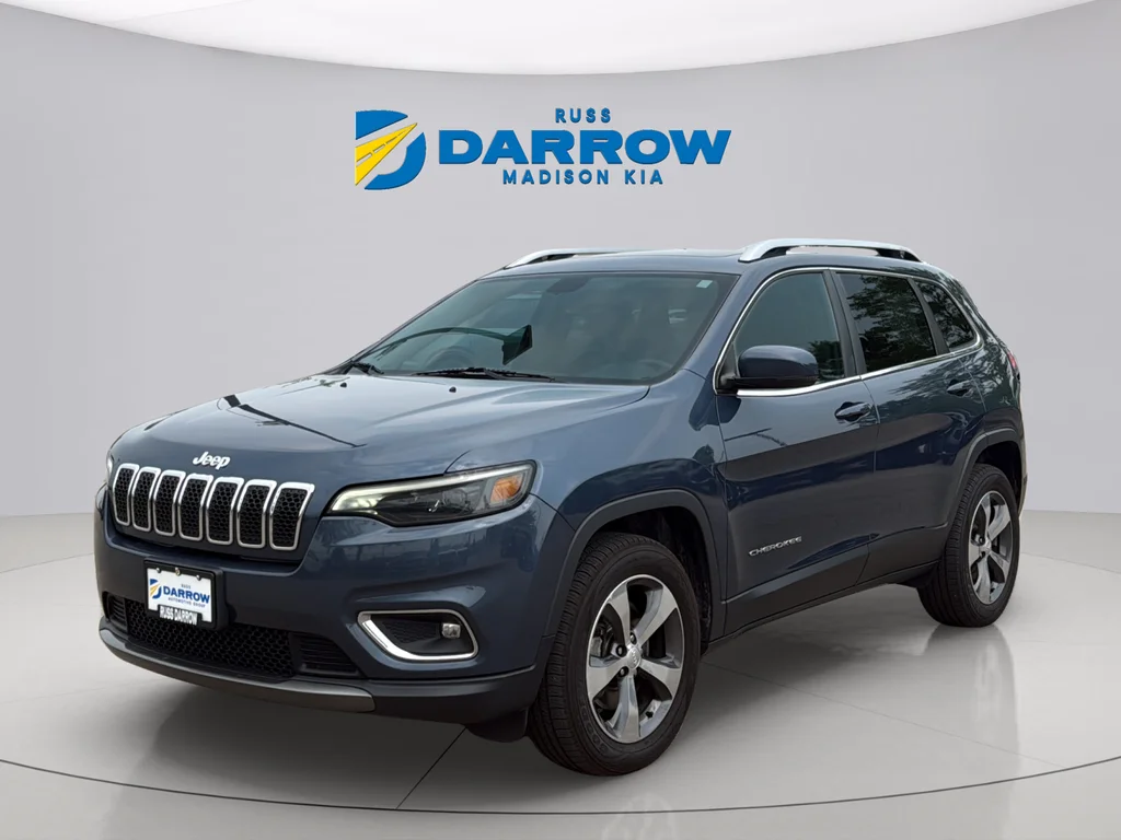 Used 2020 Slate Blue Pearlcoat Jeep Limited image 1