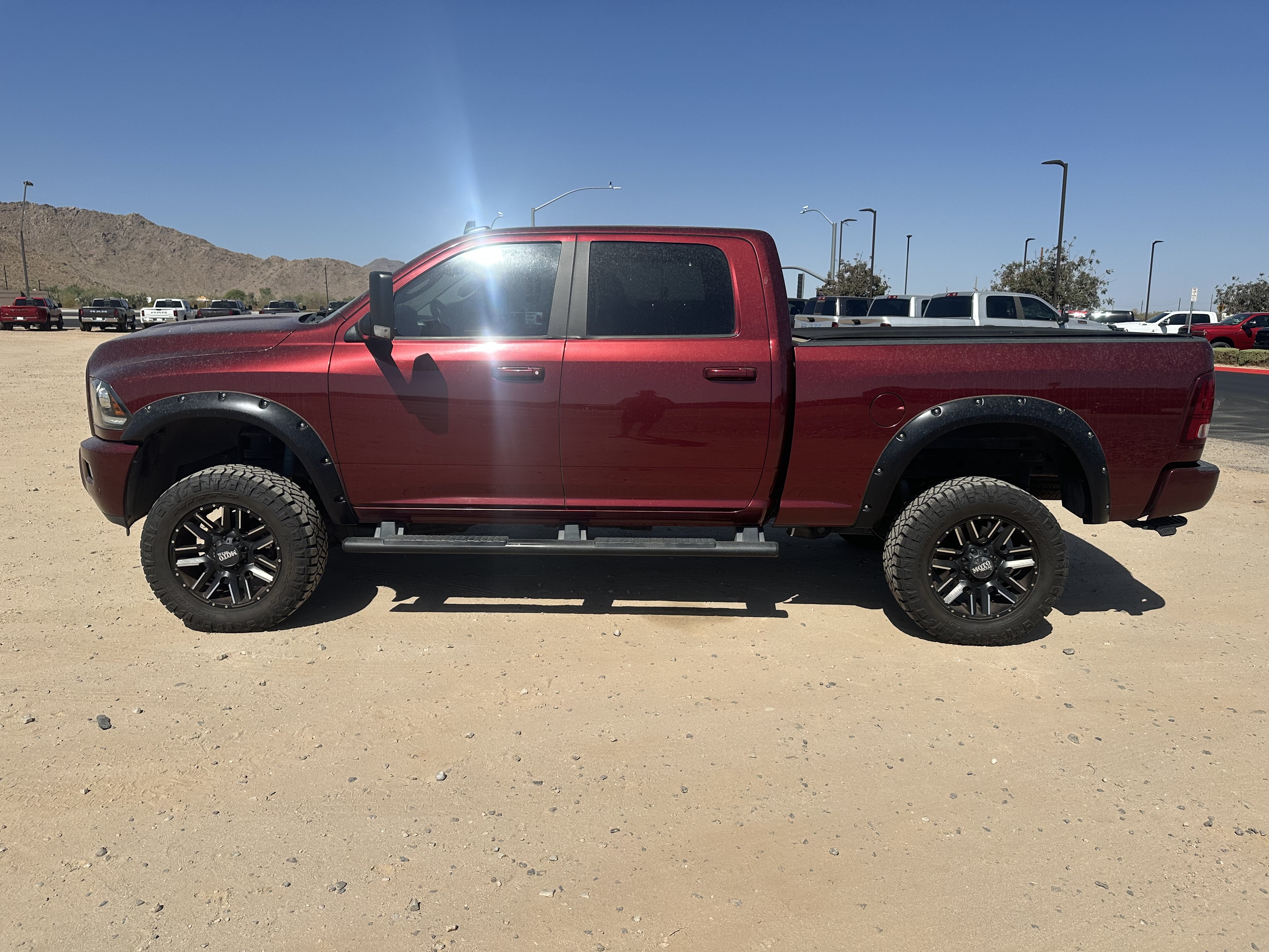 Used 2018 Delmonico Red Pearlcoat Ram Laramie image 2