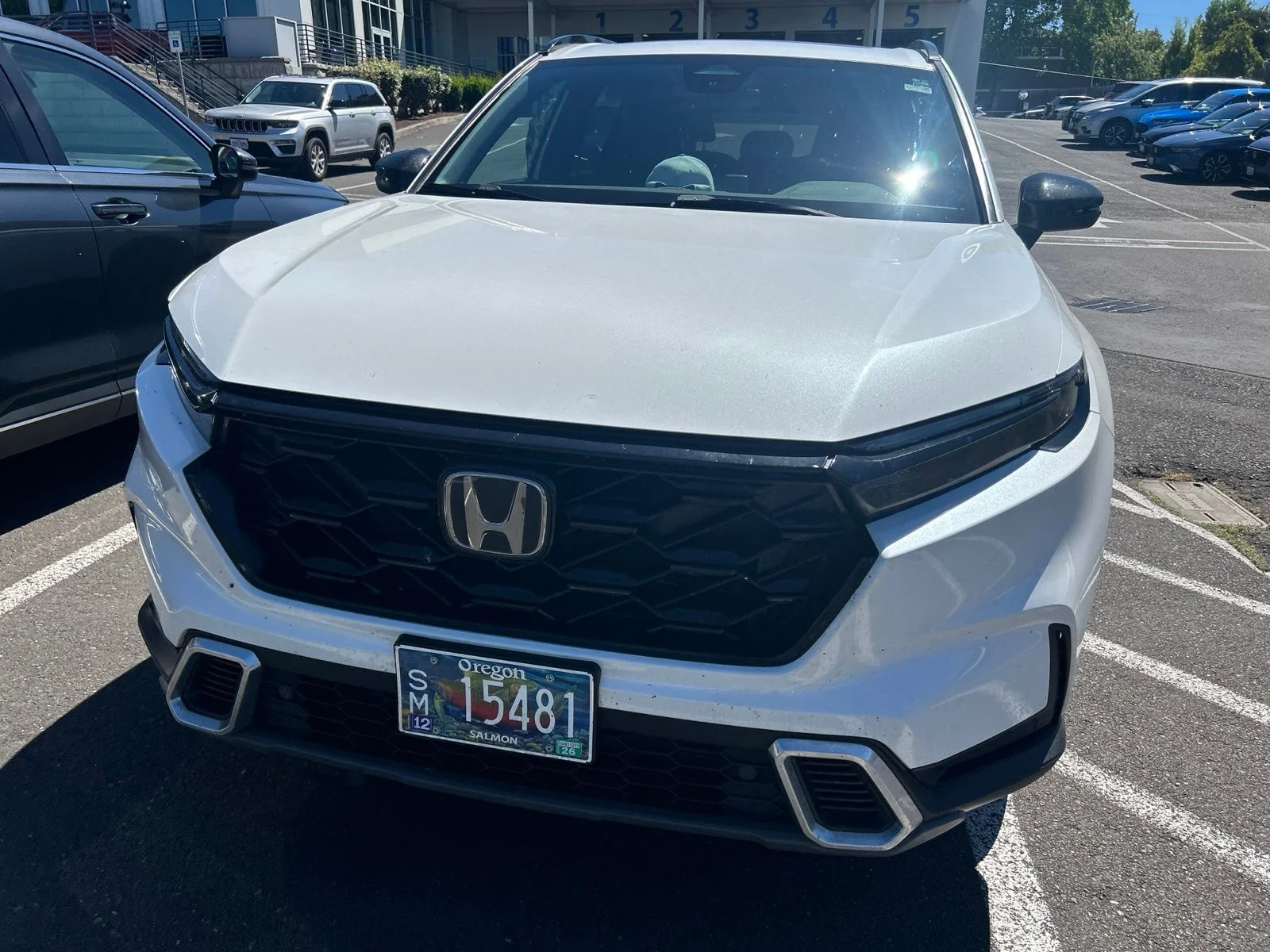 Certified Used 2023 Platinum White Honda Sport Touring image 2