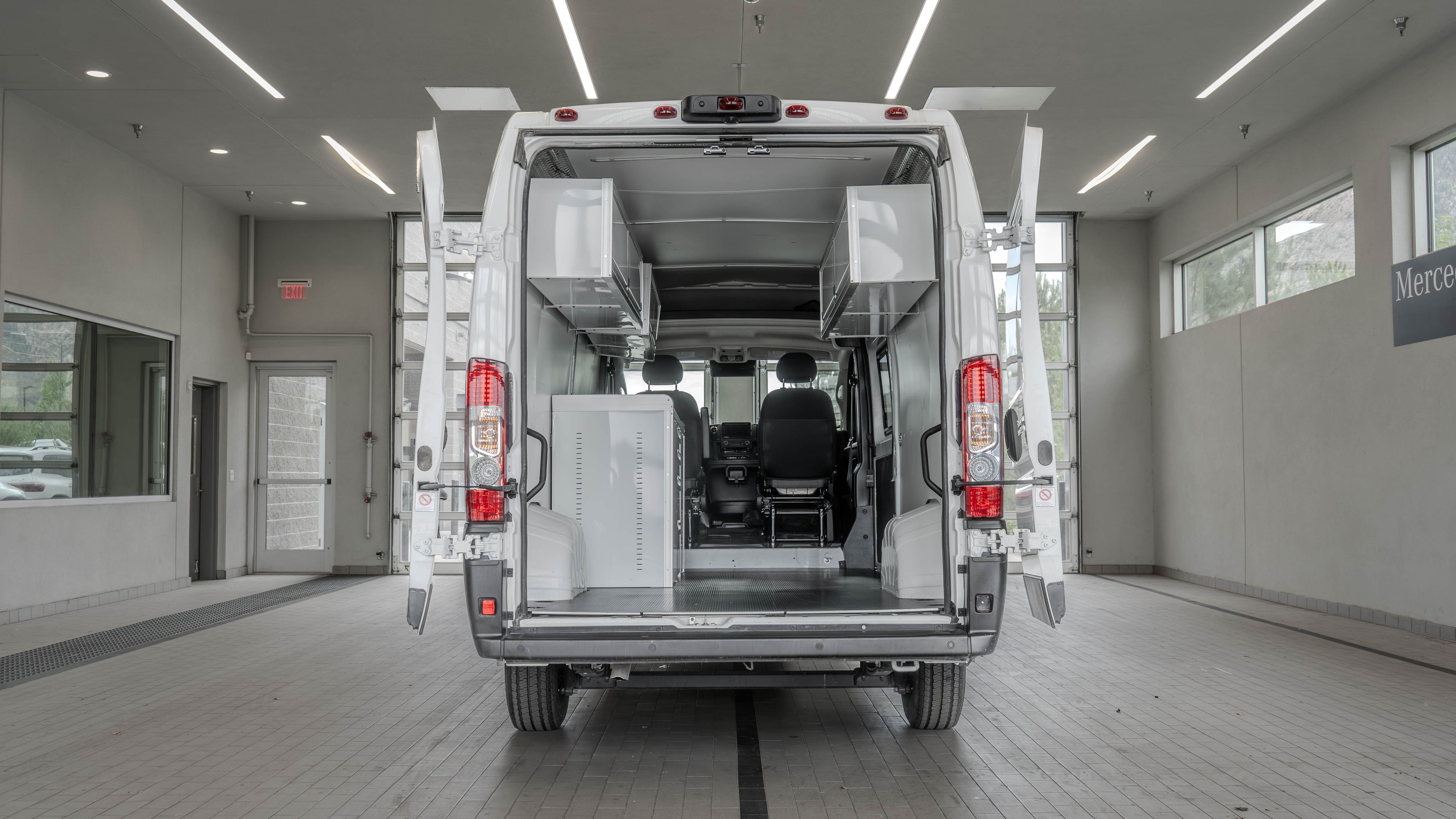 Used 2024 Bright White Clearcoat Ram High Roof image 16