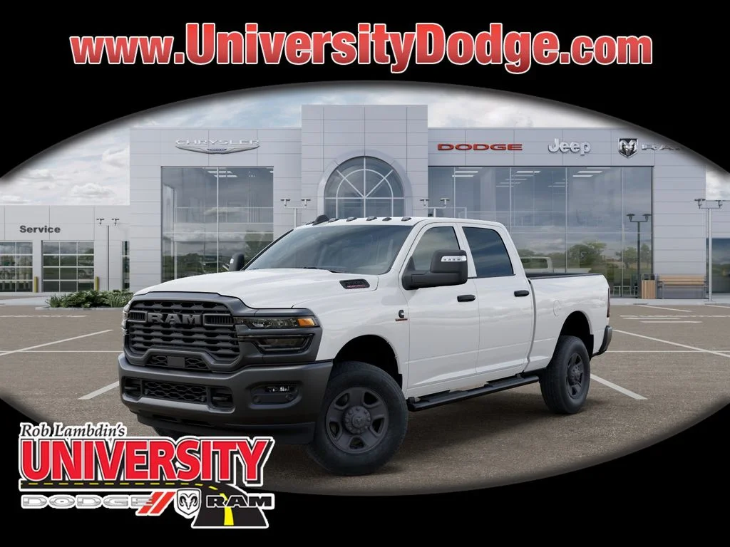 New 2026 Bright White Clear-Coat Exterior Paint RAM Tradesman image 1
