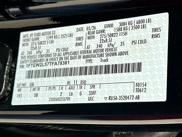 New 2026 Black Ford STX image 20