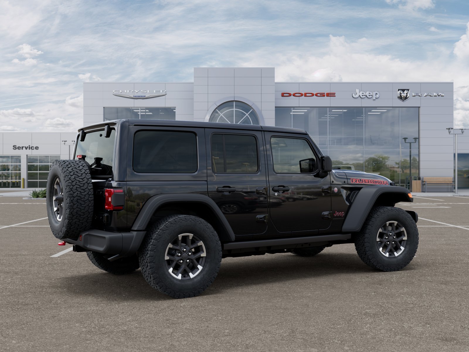 New 2026 Black Clear-Coat Exterior Paint Jeep Rubicon image 30