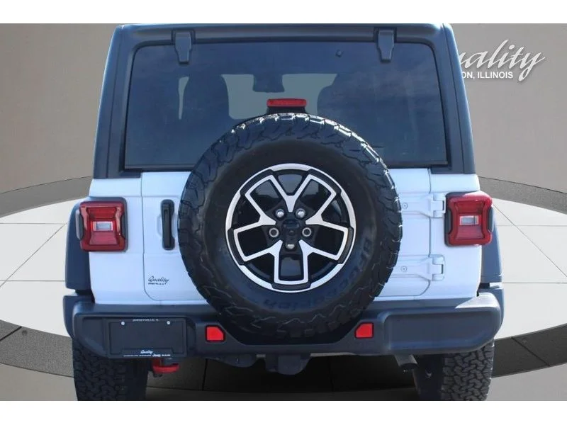 Used 2024 Bright White Clearcoat Jeep Rubicon image 5