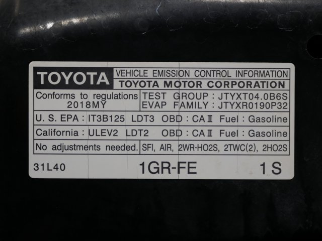Certified Used 2018 Midnight Black Metallic Toyota Limited image 32