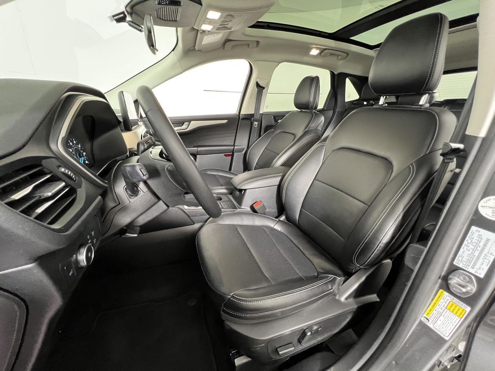 Used 2022 Carbonized Gray Ford SEL image 2