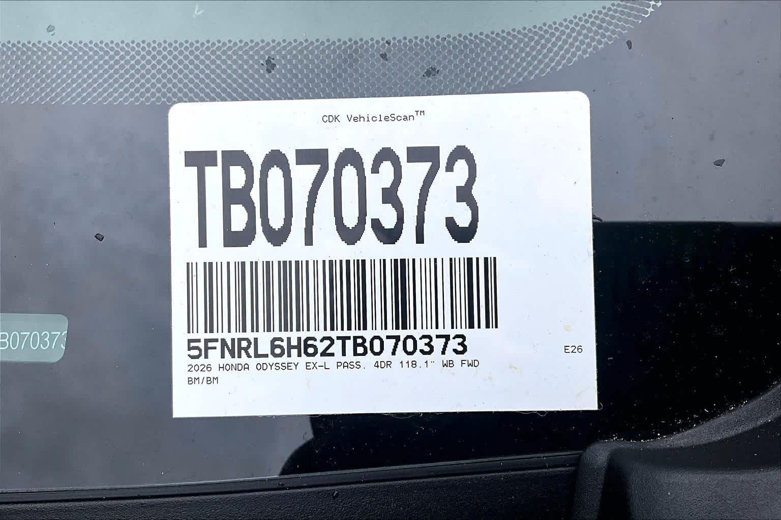 New 2026 Smoke Blue Pearl Honda EX-L image 18