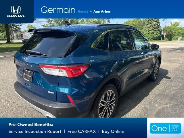 Used 2020 Green Metallic Ford SEL image 8